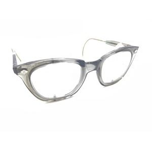 Sellstrom Vintage Smoke Gray Square Side Shileds Eyeglasses Frames 150 Men Women